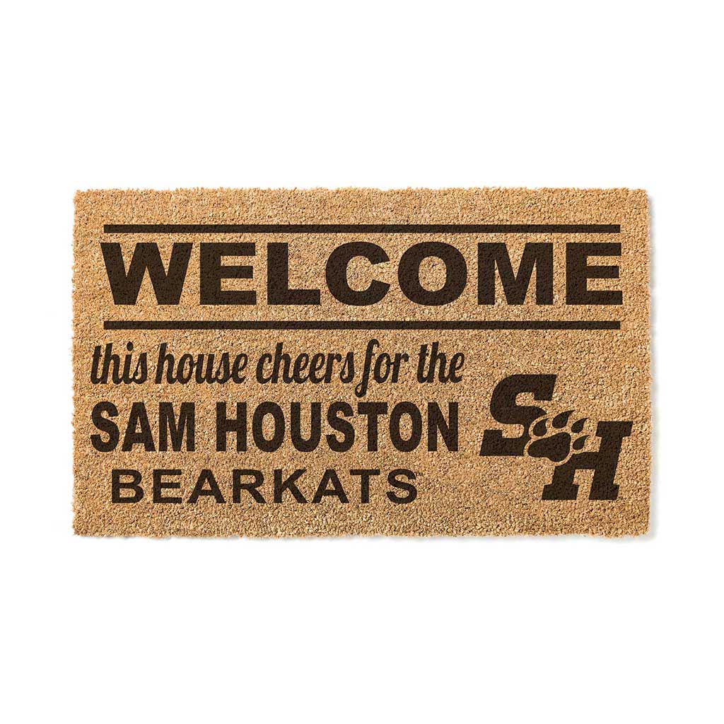 Team Coir Doormat Welcome Sam Houston State Bearkats