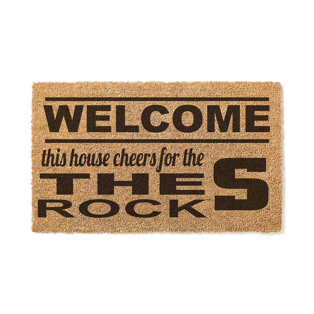 Team Coir Doormat Welcome Slippery Rock The Rock