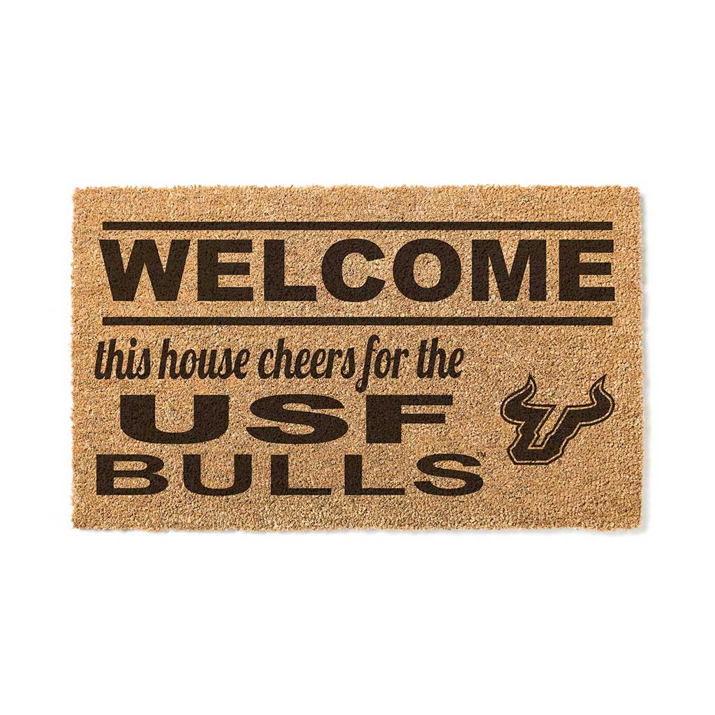 Team Coir Doormat Welcome South Florida Bulls