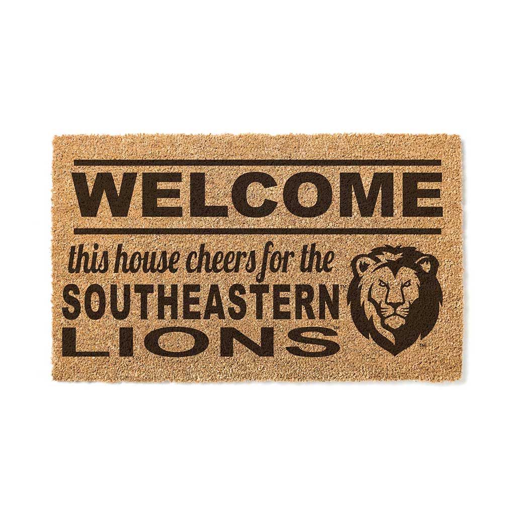 Team Coir Doormat Welcome Southeastern Louisiana Lions