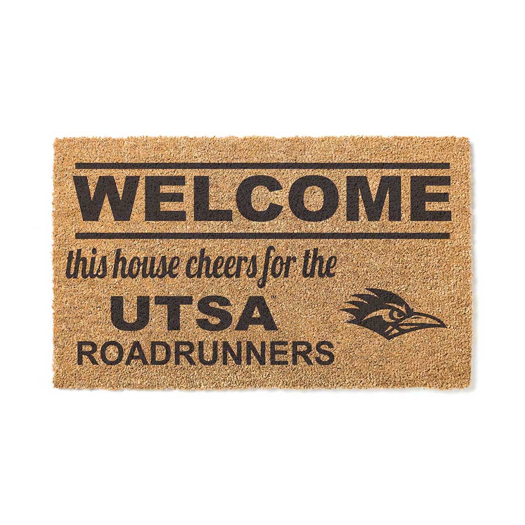 Team Coir Doormat Welcome Texas at San Antonio Roadrunners