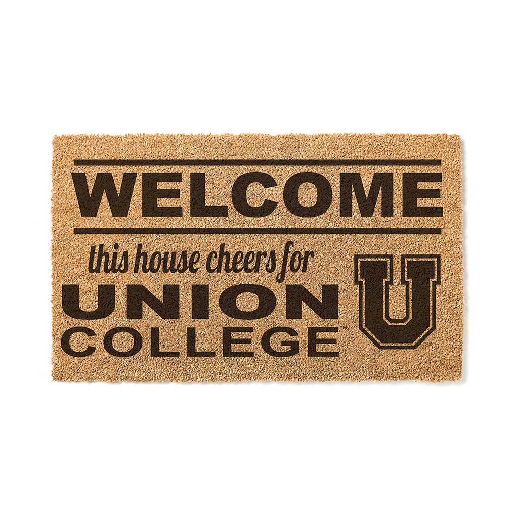 Team Coir Doormat Welcome Union College