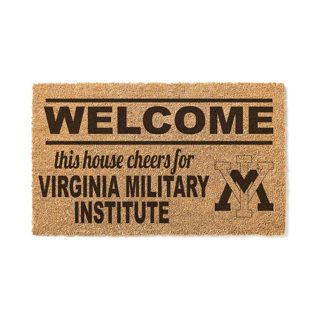 Team Coir Doormat Welcome Virginia Military Institute Keydets