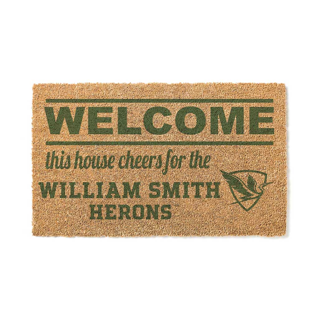 Team Coir Doormat Welcome William Smith College