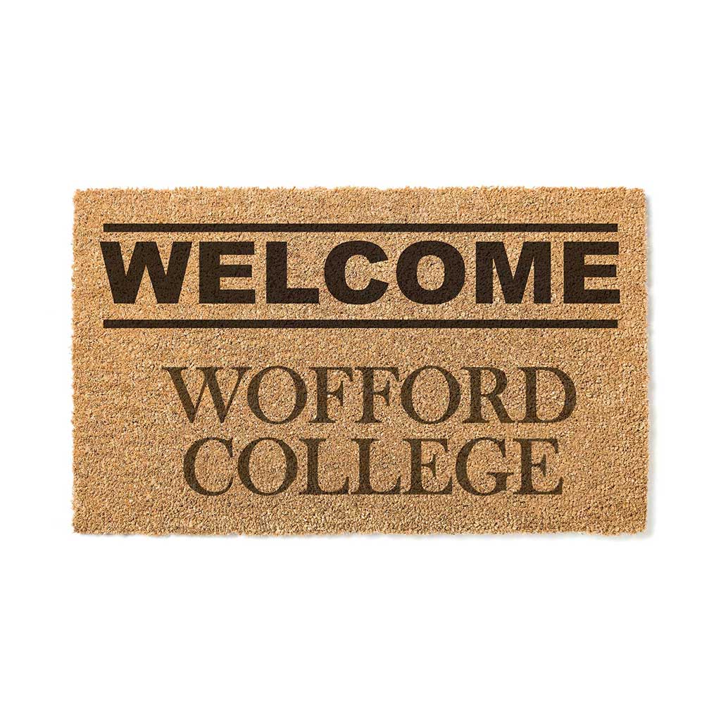 Team Coir Doormat Welcome Wofford College Terriers