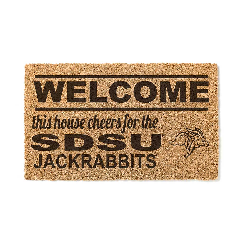 Team Coir Doormat Welcome South Dakota State University Jackrabbits