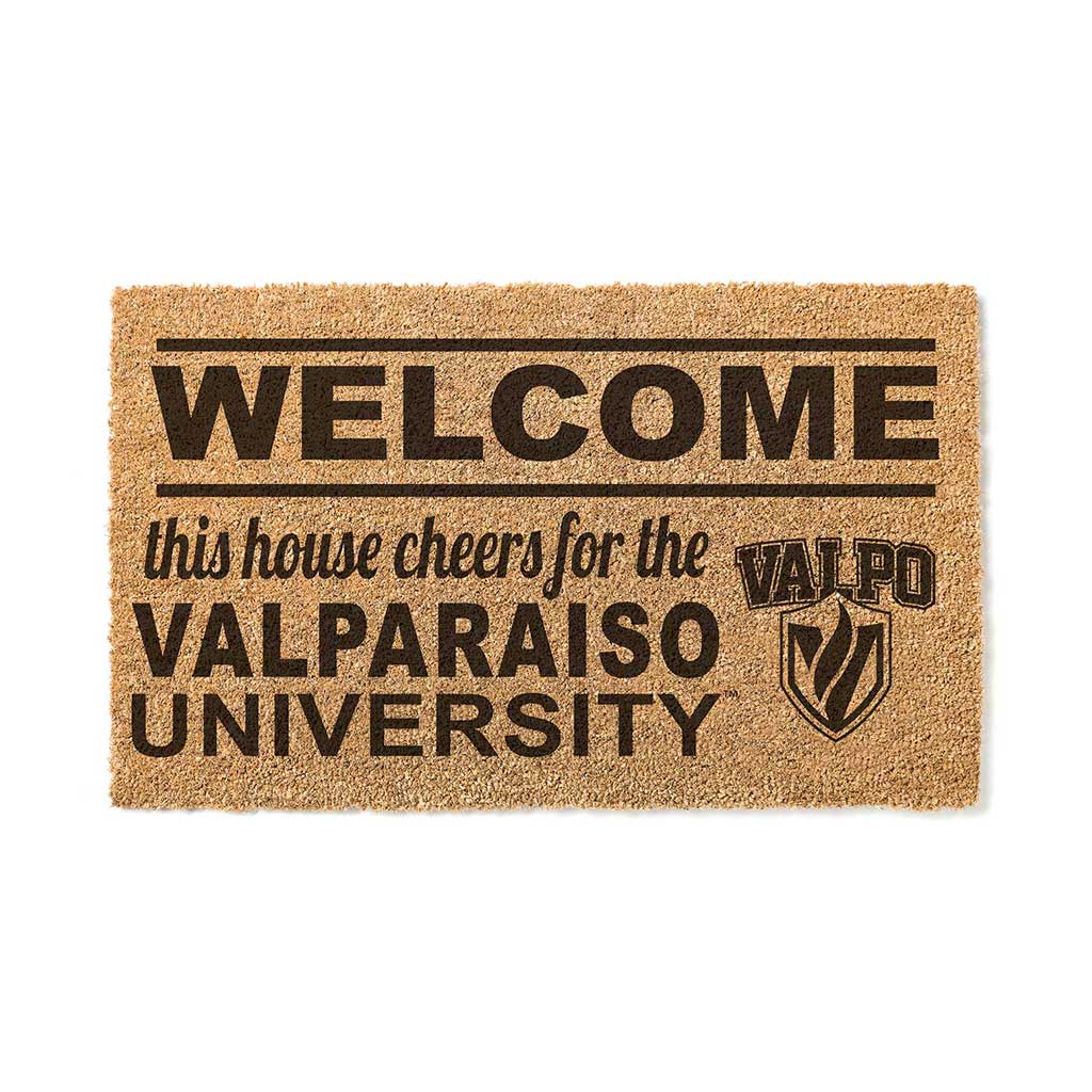 Team Coir Doormat Welcome Valparaiso University Beacons