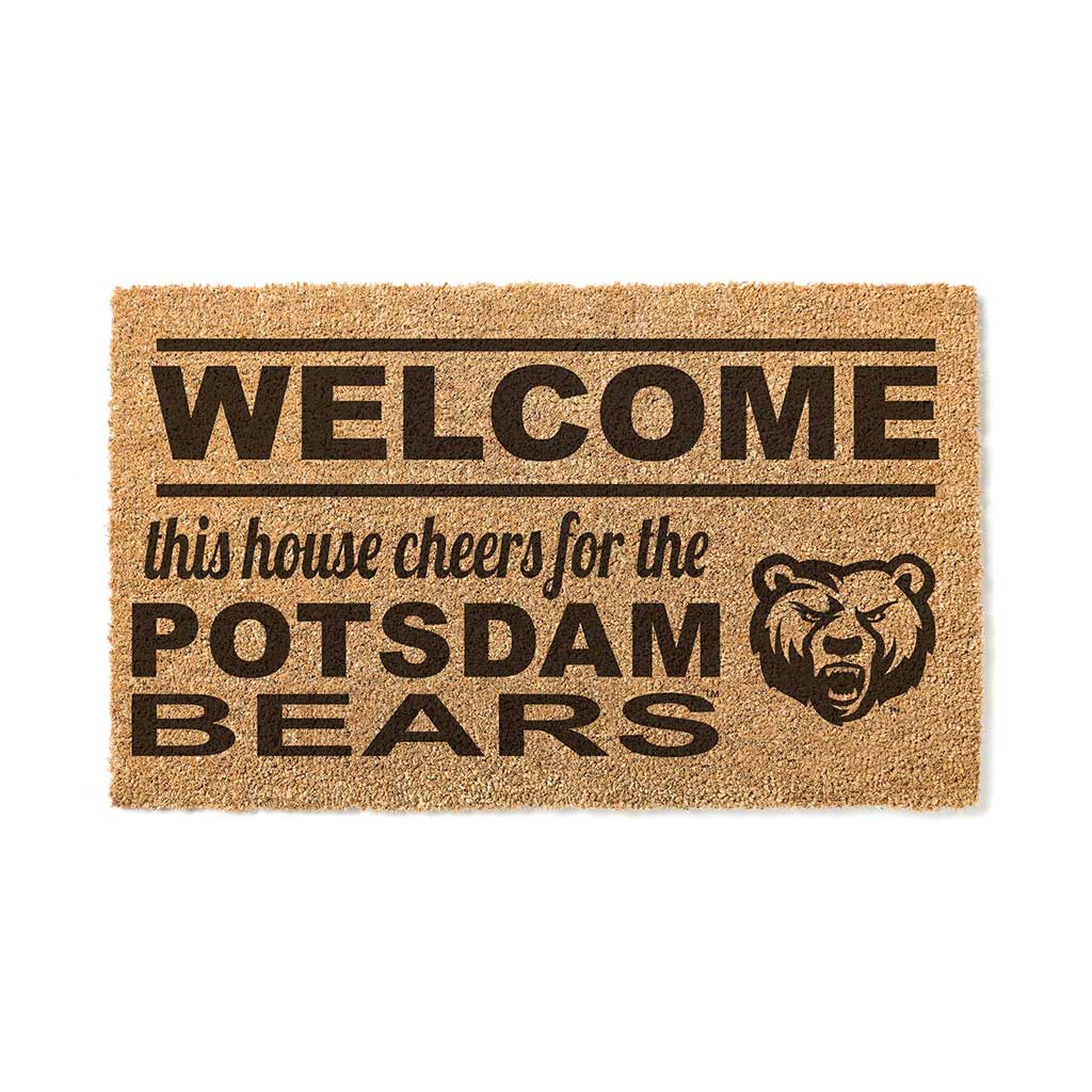 Team Coir Doormat Welcome SUNY Potsdam Bears