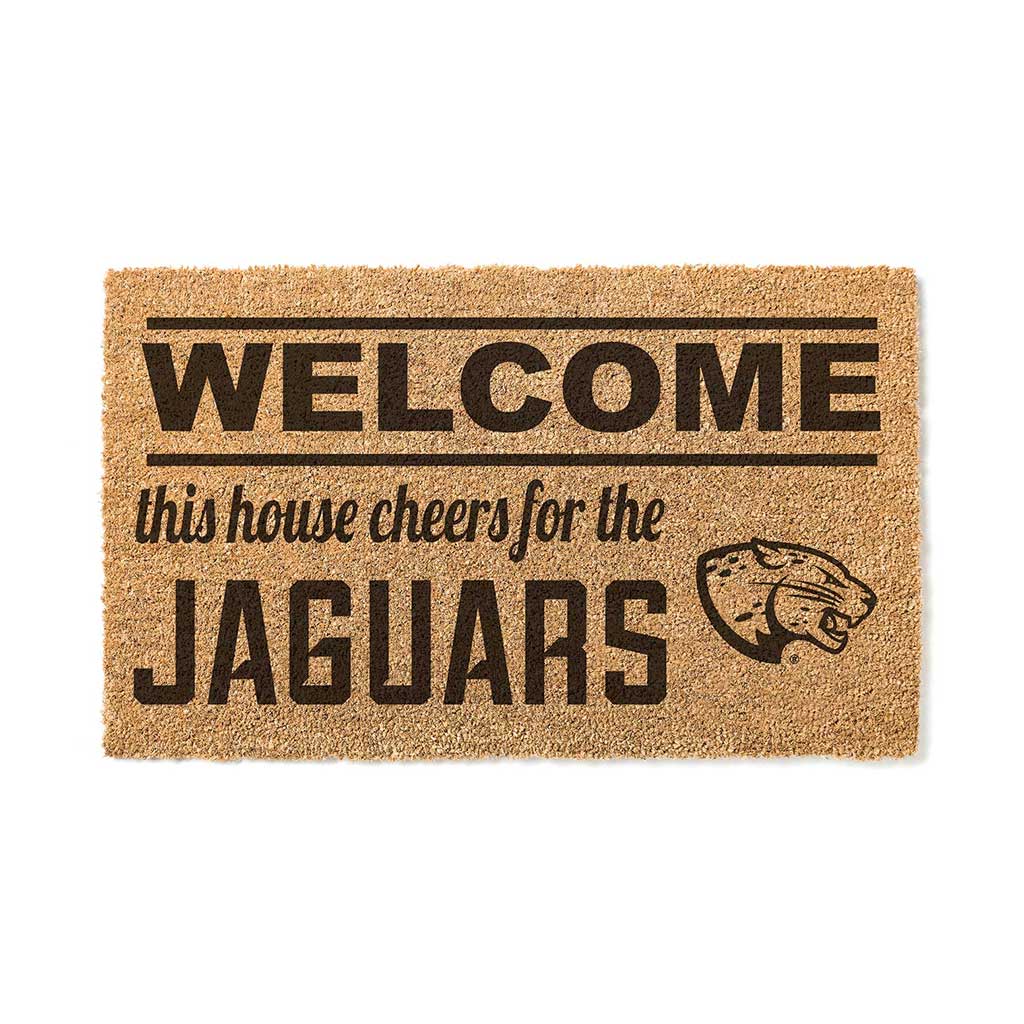 Team Coir Doormat Welcome Augusta University Jaguars