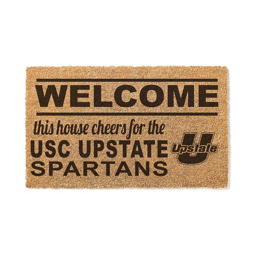 Team Coir Doormat Welcome University of South Carolina Upstate Spartans