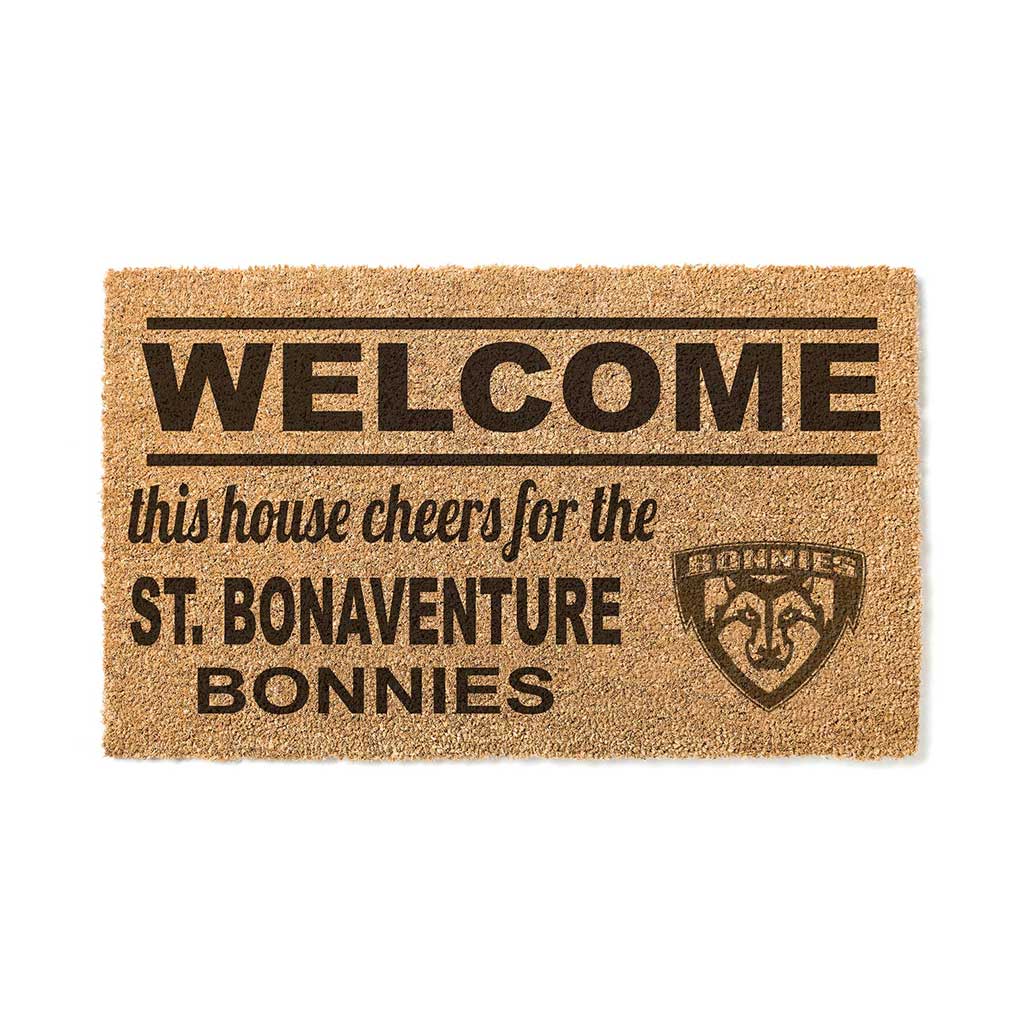 Team Coir Doormat Welcome St. Bonaventure Bonnies