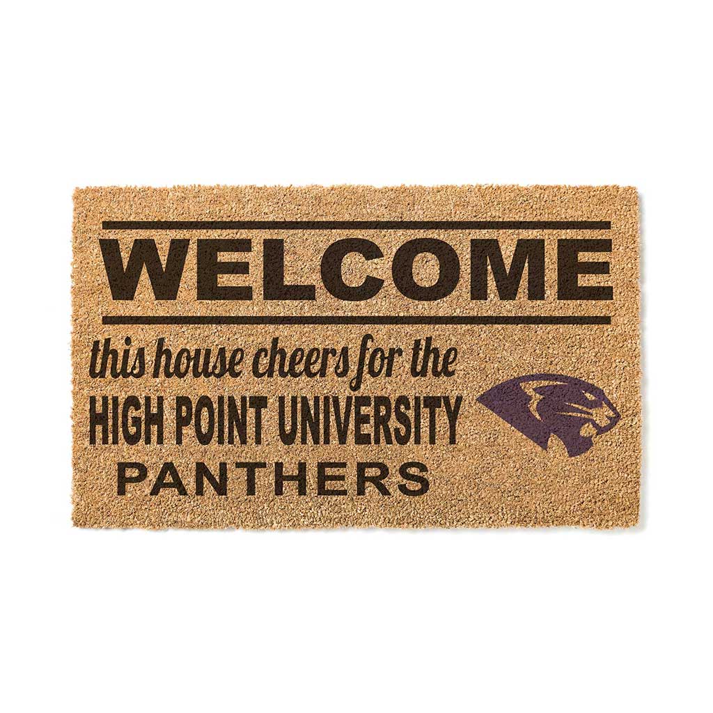 Team Coir Doormat Welcome High Point Panthers