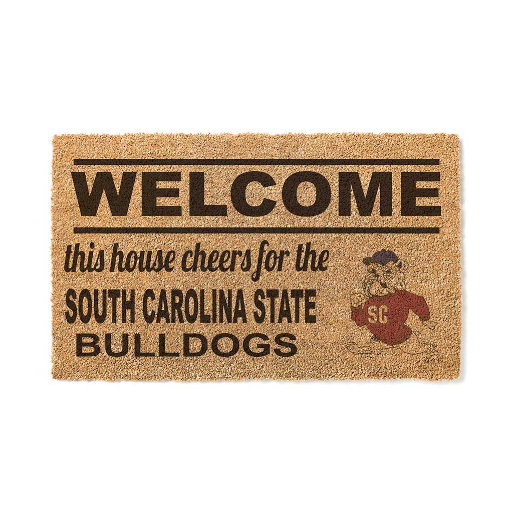 Team Coir Doormat Welcome South Carolina State Bulldogs