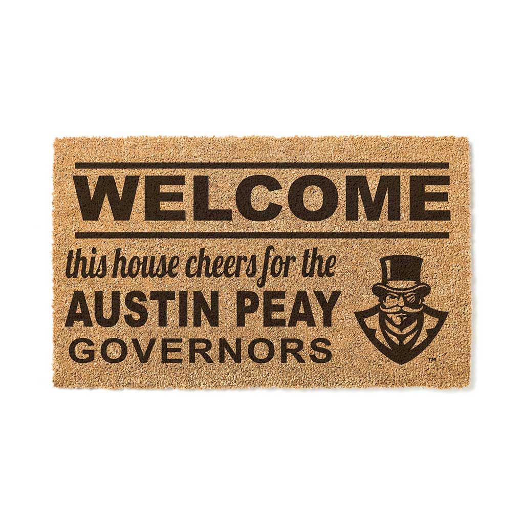 Team Coir Doormat Welcome Austin Peay Governors