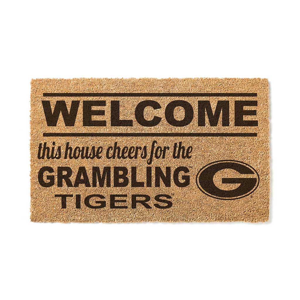 Team Coir Doormat Welcome Grambling State Tigers