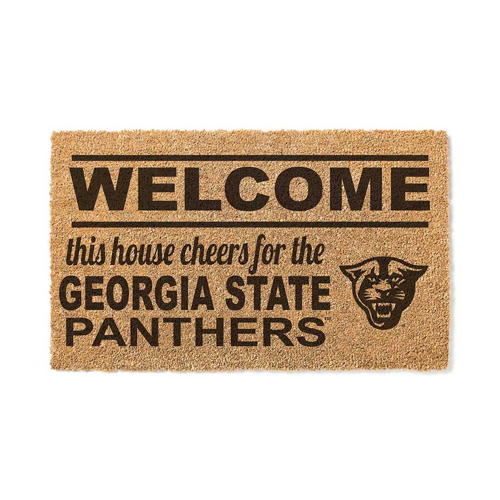 Team Coir Doormat Welcome Georgia State Panthers