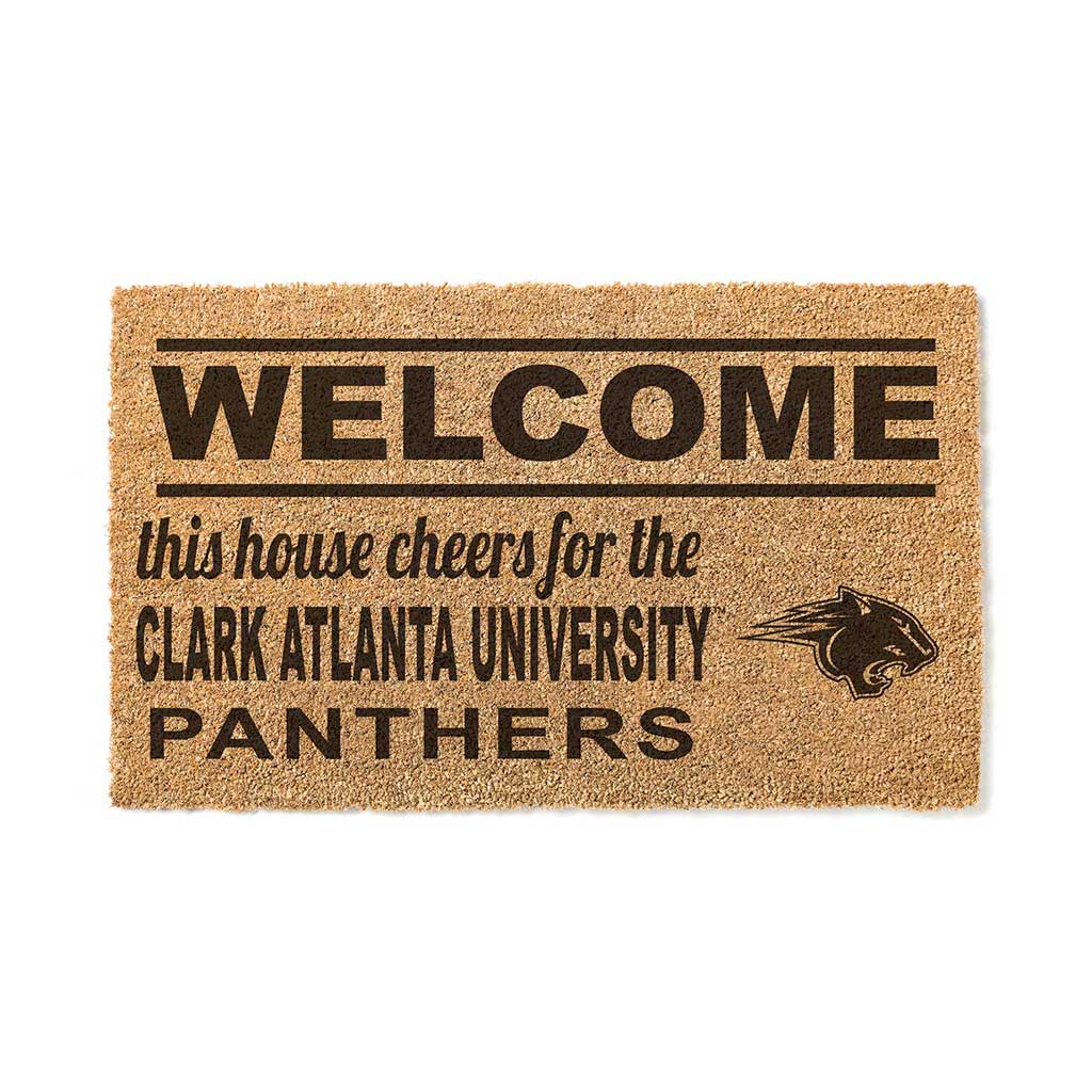 Team Coir Doormat Welcome Clark Atlanta University Panthers