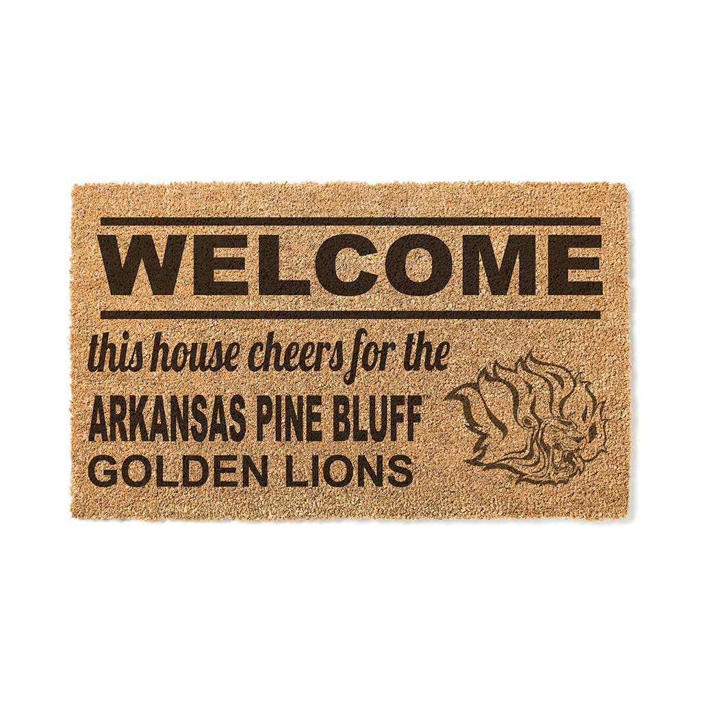 Team Coir Doormat Welcome Arkansas at Pine Bluff GOLDEN LIONS