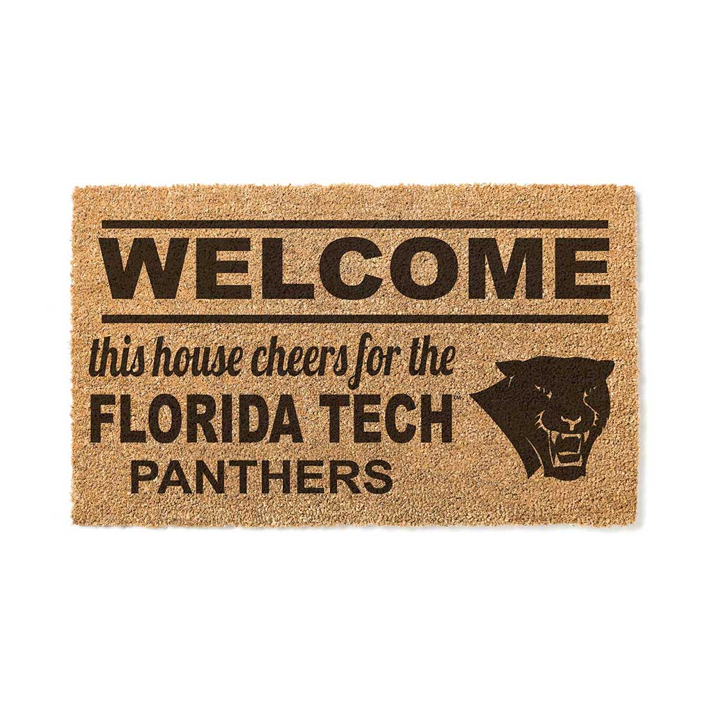 Team Coir Doormat Welcome Florida Institute of Technology PANTHERS