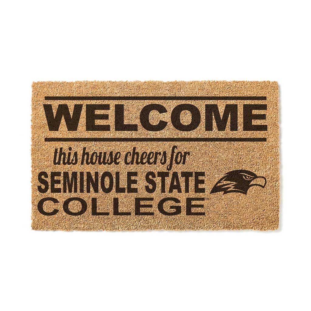 Team Coir Doormat Welcome Seminole State College Raiders