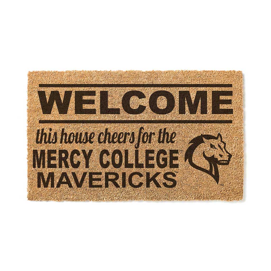 Team Coir Doormat Welcome Saint Francis University Red Flash