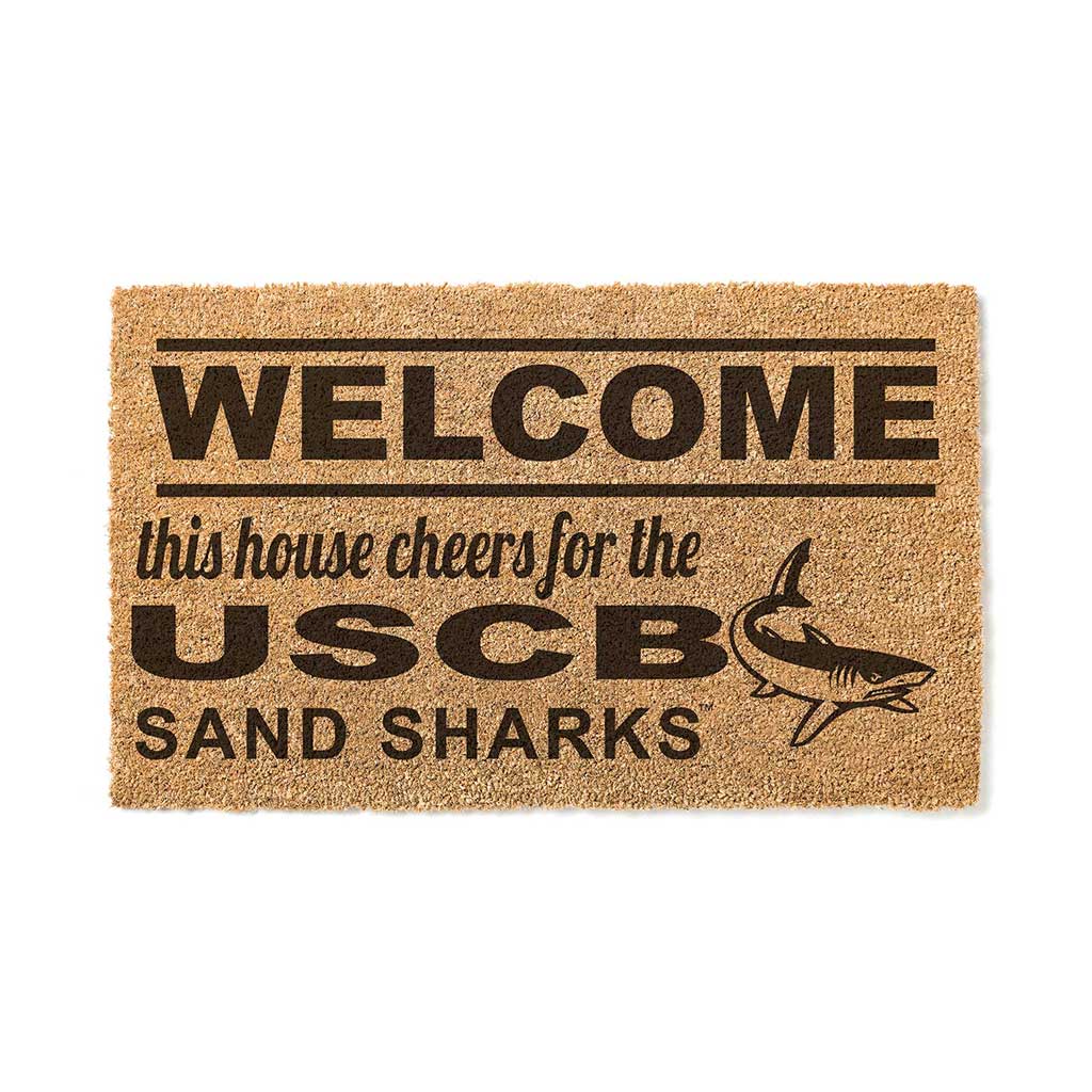 Team Coir Doormat Welcome South Carolina - Beauford Sand Sharks