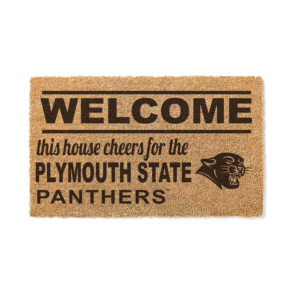 Team Coir Doormat Welcome Plymouth State University Panthers