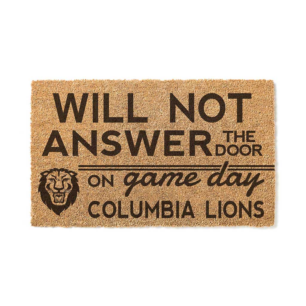 Team Coir Doormat Will Not Answer Columbia Lions