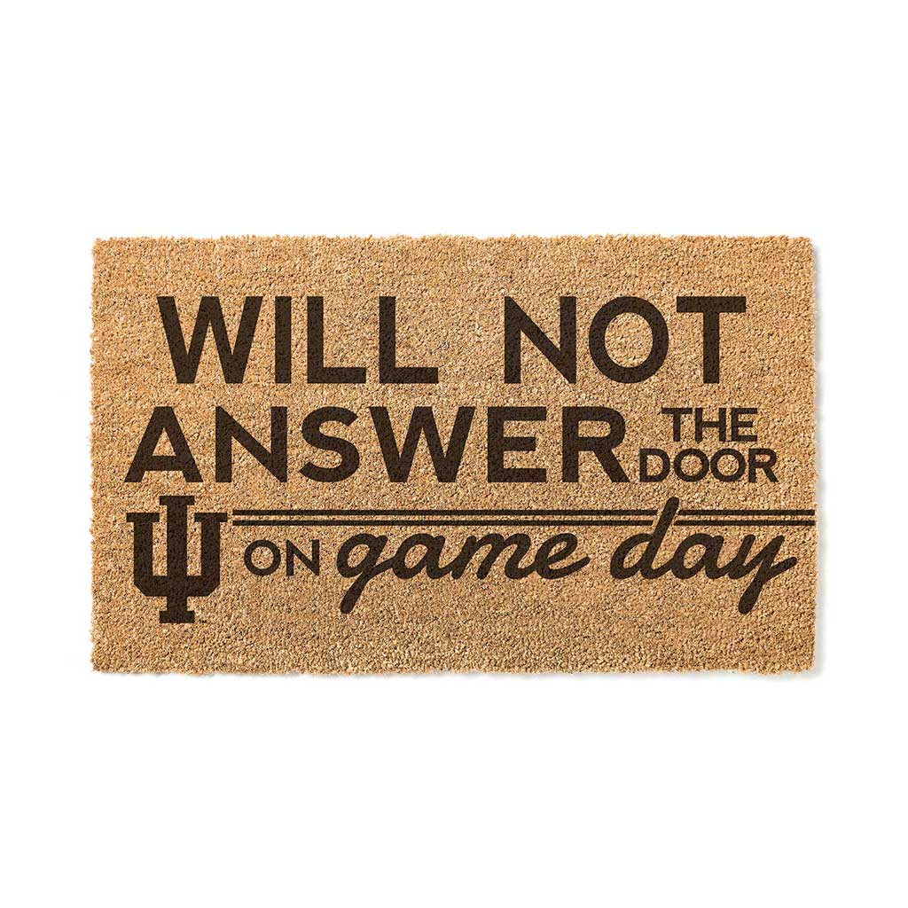 Team Coir Doormat Will Not Answer Indiana Hoosiers