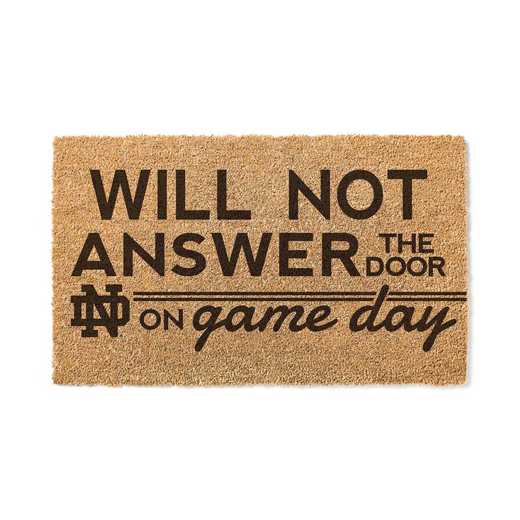 Team Coir Doormat Will Not Answer Notre Dame Fighting Irish