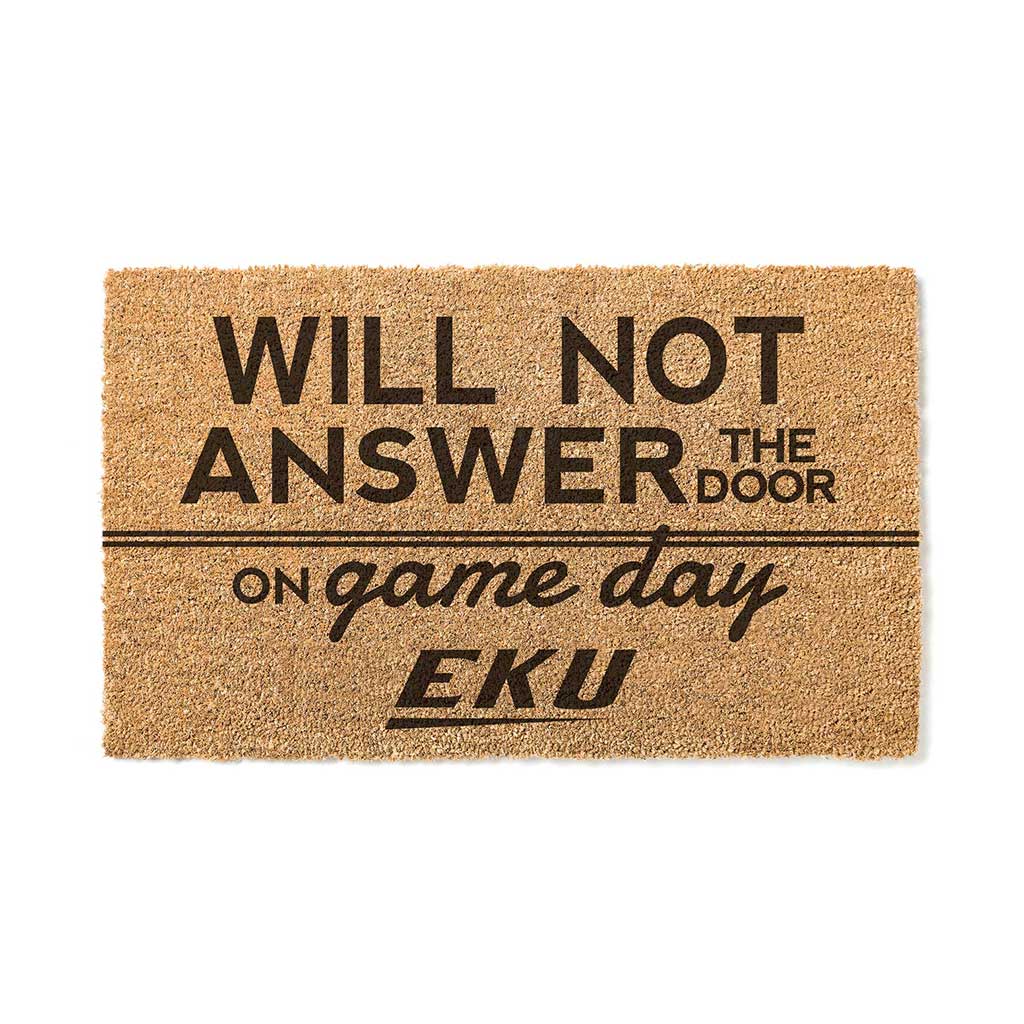 Team Coir Doormat Will Not Answer Eastern Kentucky University Colonels