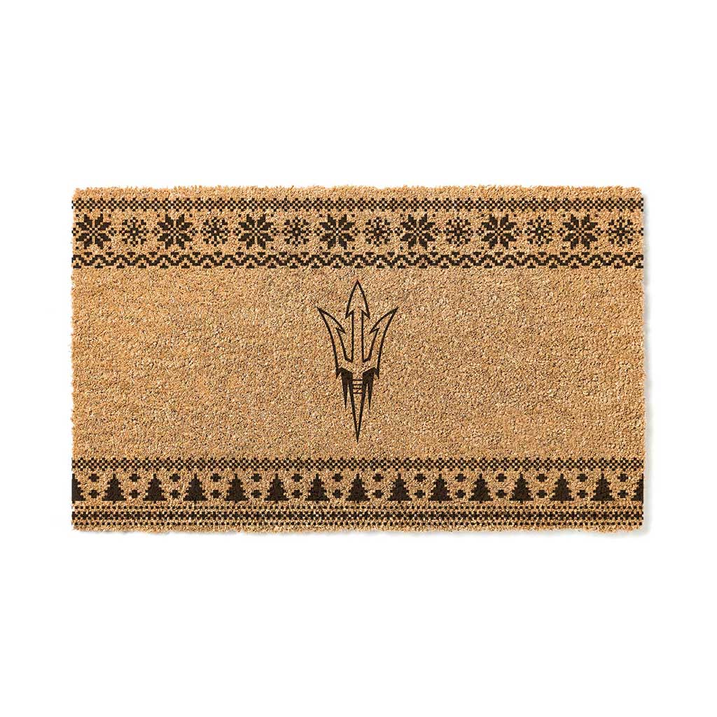 Team Coir Doormat Holiday Logo Arizona State Sun Devils