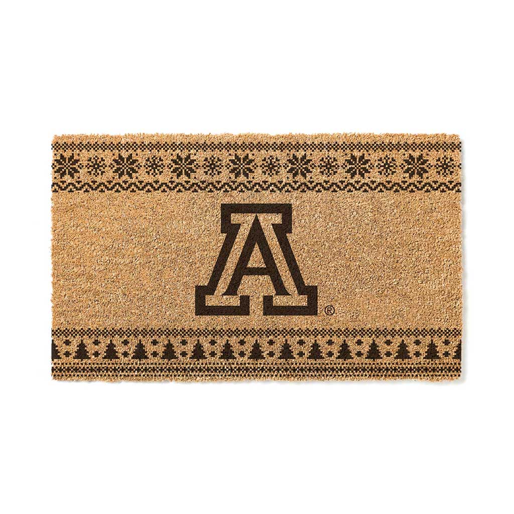 Team Coir Doormat Holiday Logo Arizona Wildcats