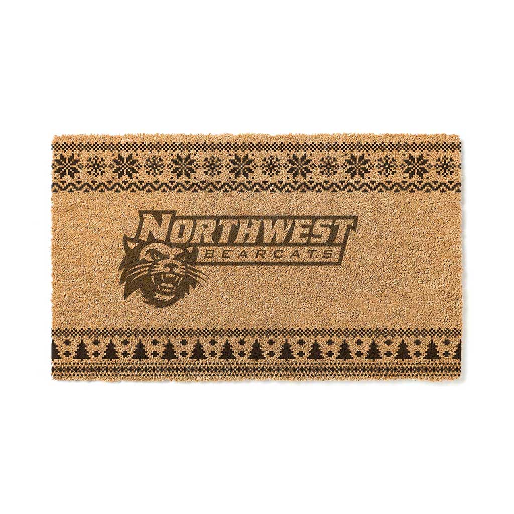 Team Coir Doormat Holiday Logo Northwest Missouri State University Bearcats