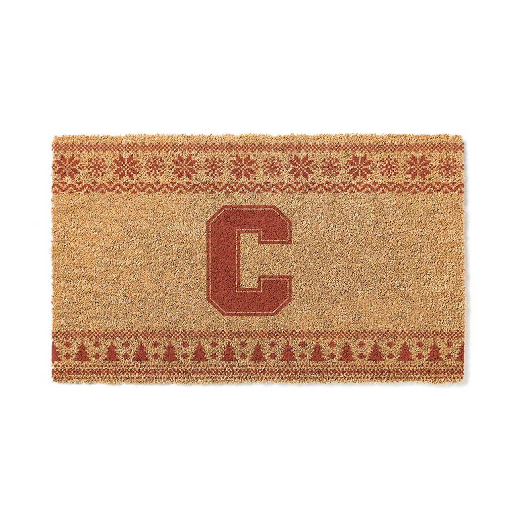 Team Coir Doormat Holiday Logo Cornell Big Red