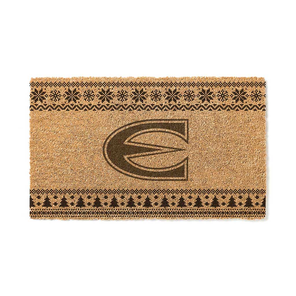 Team Coir Doormat Holiday Logo Emporia State Hornets