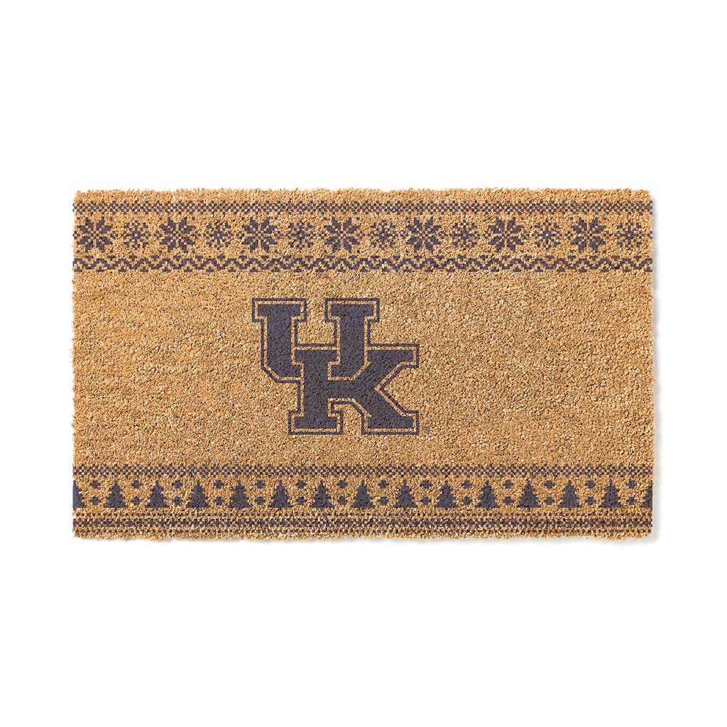 Team Coir Doormat Holiday Logo Kentucky Wildcats