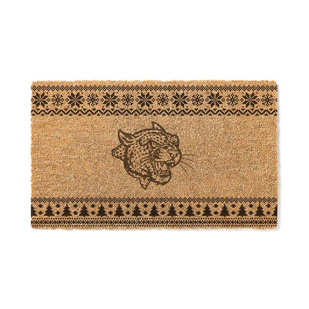 Team Coir Doormat Holiday Logo Lafayette College Leopards