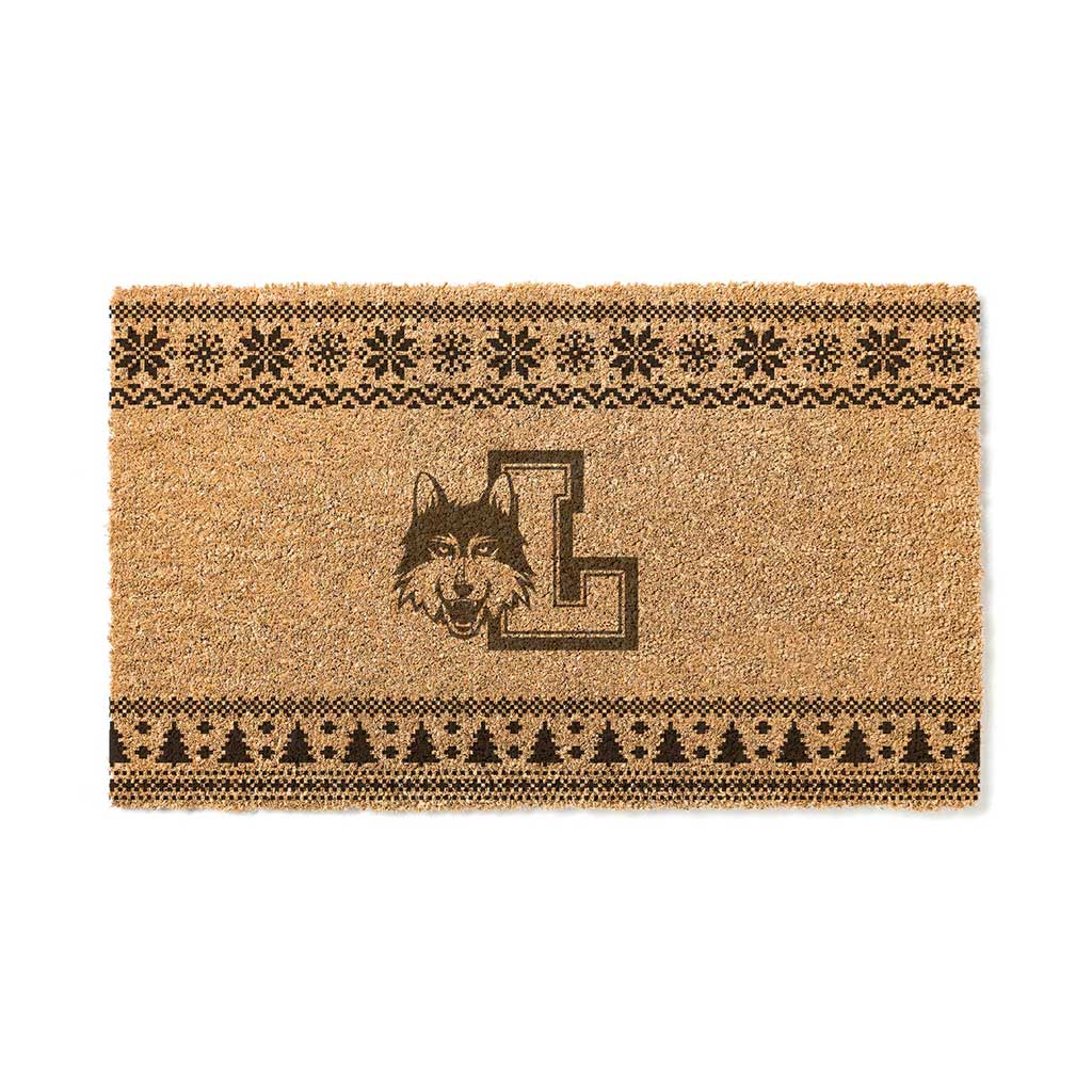 Team Coir Doormat Holiday Logo Loyola Chicago Ramblers