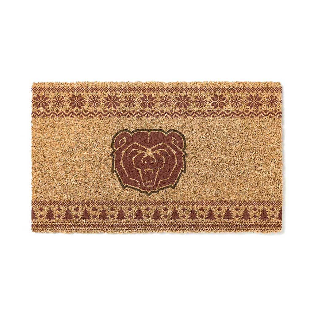Team Coir Doormat Holiday Logo Missouri State Bears