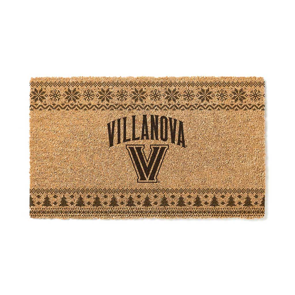 Team Coir Doormat Holiday Logo Villanova Wildcats