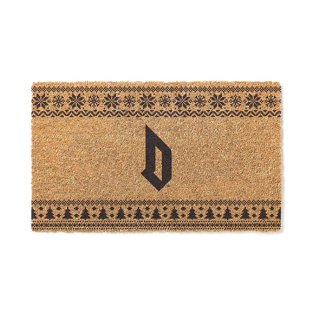 Team Coir Doormat Holiday Logo Duquesne Dukes