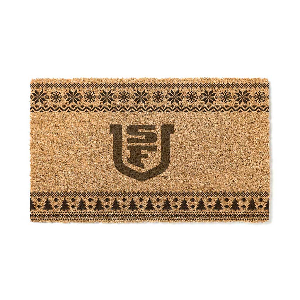 Team Coir Doormat Holiday Logo San Francisco Dons