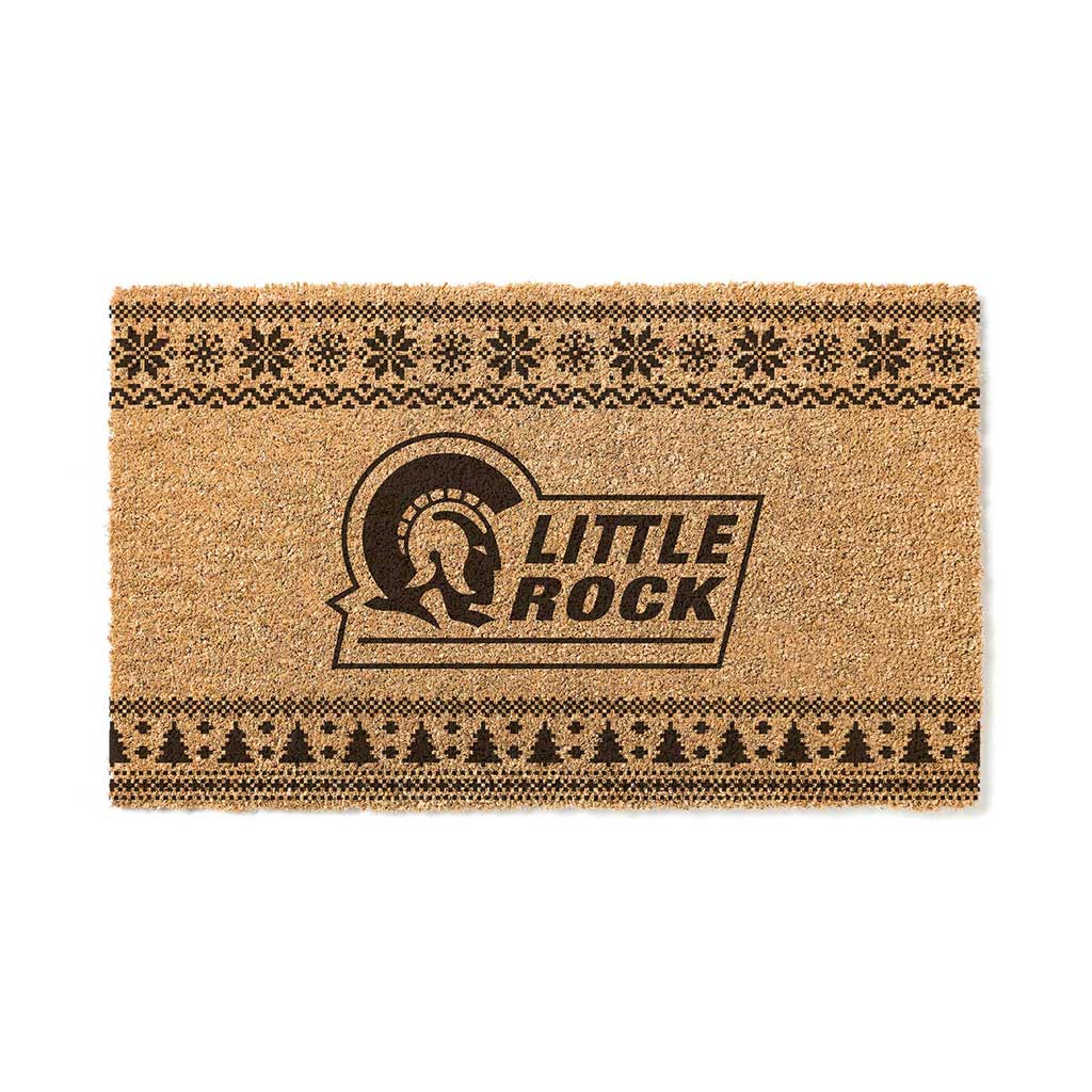 Team Coir Doormat Holiday Logo Arkansas at Little Rock TROJANS