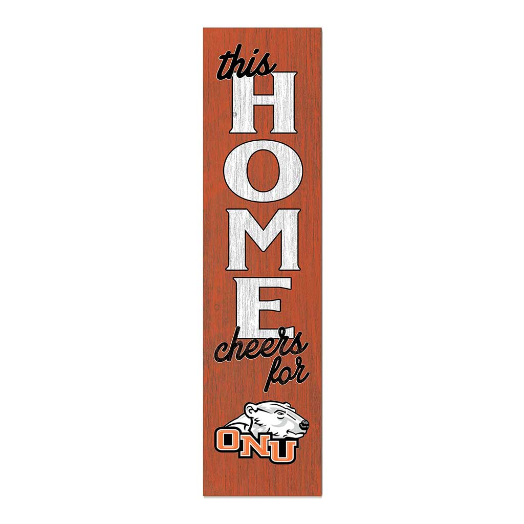 11x46 Leaning Sign This Home Ohio Northern University Polar Bears