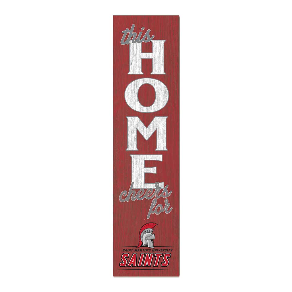 11x46 Leaning Sign This Home Saint Martin's University Saints