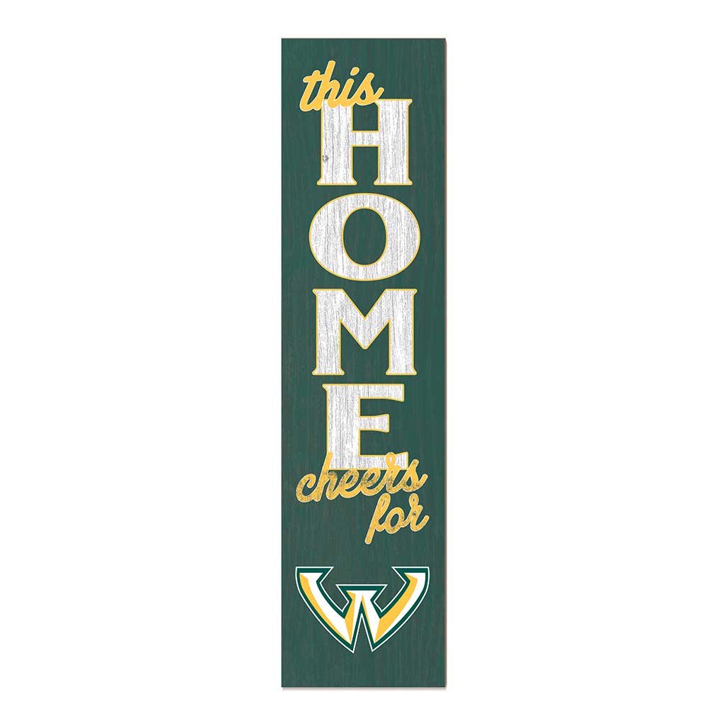 11x46 Leaning Sign This Home Wayne State University Warriors