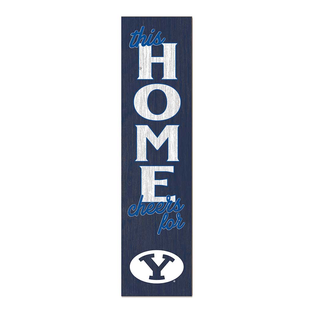 11x46 Leaning Sign This Home Brigham Young Cougars