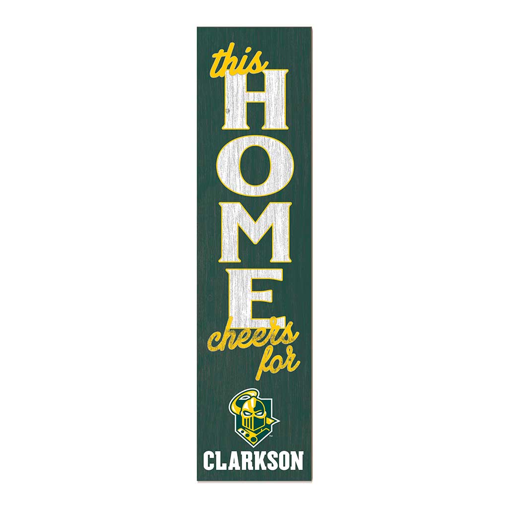 11x46 Leaning Sign This Home Clarkson University Golden Knights