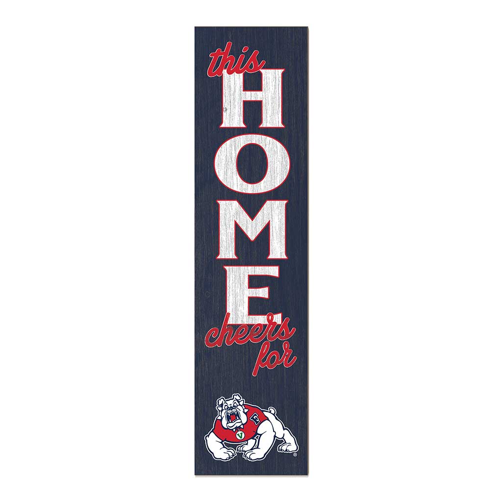 11x46 Leaning Sign This Home Fresno State Bulldogs